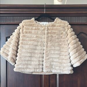 Chic light brown faux fur women’s Jacket by She + Sky